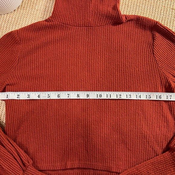 Cute, Rust Colored Urban Outfitters Turtleneck Pullover - Picture 2 of 6